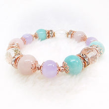 Load image into Gallery viewer, Mermaid in the Pastel Sea (Rose Gold Hardware)